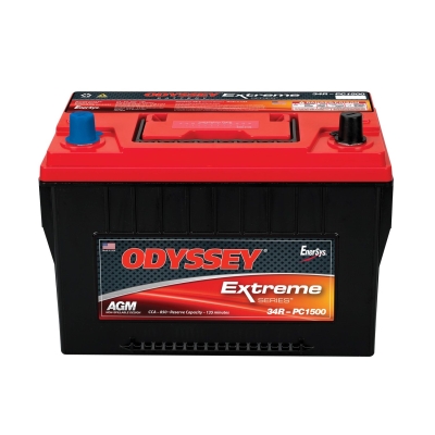 Odyssey Batteries Extreme Series, Group 34R, 850 CCA, Top Post - 34R-PC1500T